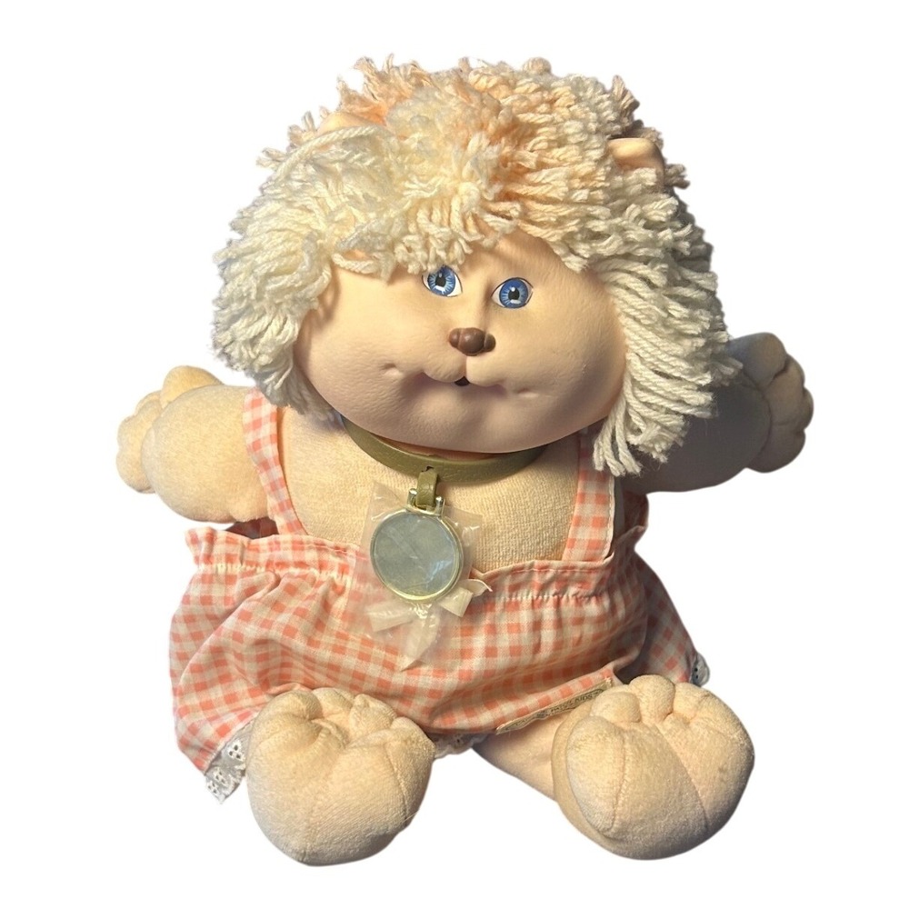 Vintage 1983 Cabbage Patch Kids Koosas Gingham Dress